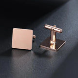 Custom Photo Cufflinks Engrave Stainless Steel Charm Names Birthday Gift
