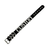 Personalised Leather Choker Letters Collar Gothic Necklace