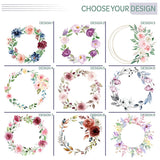 Personalised Floral Wreath Jewellery Box with Name