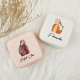Personalised Hijabi Girl Jewelry Box with Name - Muslim Girls Gift