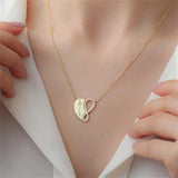 Heart Name Necklace 925 Sterling Silver Zircon Crystals Gift for Women