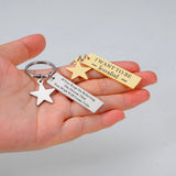 Personalised Dream Keychain for Son Daughter Student Birthday Gift