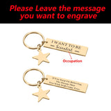 Personalised Dream Keychain for Son Daughter Student Birthday Gift