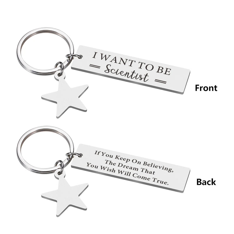 Personalised Dream Keychain for Son Daughter Student Birthday Gift