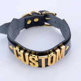 Personalised Name Leather Choker Necklace