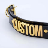 Personalised Name Leather Choker Necklace