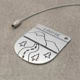 Personalised Luggage Tag Label Bag Tag Baggage Name Tags Metal Luggage Tag