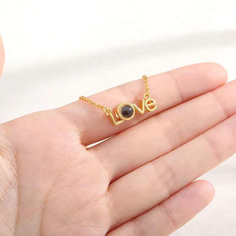 Personalised Photo Necklace Keychain Keep Your Loved Ones Close To Your Heart