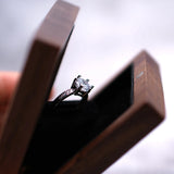 Personalised Proposal Ring Box with Names for Wedding Rings