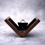 Personalised Proposal Ring Box with Names for Wedding Rings