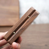 Personalised Walnut Wood Ring Box Wedding Ring Box Ring Holder