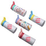 Personalised Kids DIY Photo Water Bottle 350ml Straight