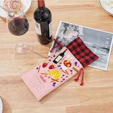 Personalised Christmas Red Wine Bag