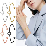 Personality Bracelet and Delicate Necklace Set