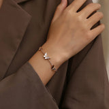Titanium Personality Bracelet & Stainless Steel Rings Size 11