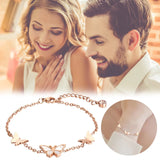 Titanium Personality Bracelet & Stainless Steel Rings Size 11