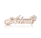 Personality Silver Brooch Pin for Lover and Mother's