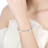 Personality Butterfly Bracelet & Delicate Necklace Earrings Set