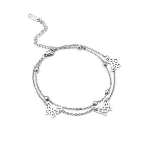 Personality Butterfly Bracelet & Delicate Necklace Earrings Set