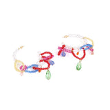 Colorful Beaded Tassel Earrings for Women