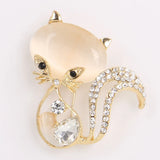 Personality Cat Brooch Jewelry For Women/Men Scarf Wedding Gift