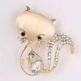 Personality Cat Brooch Jewelry For Women/Men Scarf Wedding Gift