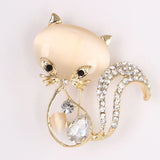 Personality Cat Brooch Jewelry For Women/Men Scarf Wedding Gift