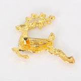 Deer Brooch Jewelry For Women/men Metal Scarf Wedding Gift Diy Jewellery