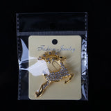 Deer Brooch Jewelry For Women/men Metal Scarf Wedding Gift Diy Jewellery