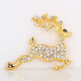 Deer Brooch Jewelry For Women/men Metal Scarf Wedding Gift Diy Jewellery