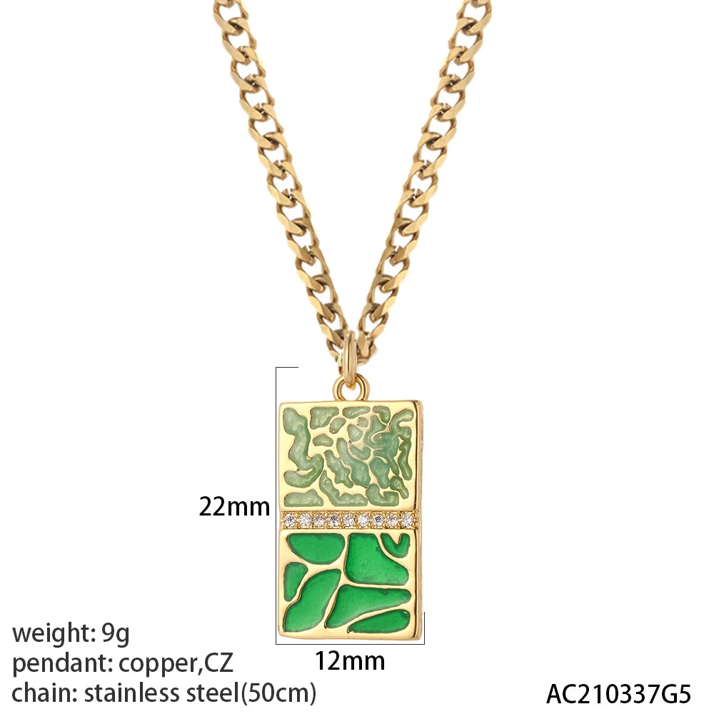 Personality Disc Art Pendant Necklace Punk Flower Choker