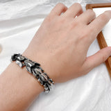 Domineering Keel Bracelet Retro Punk Accessories
