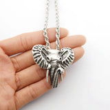 Elephant Head Necklace Long Nose And Big Ears Pendant Christmas