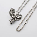 Elephant Head Necklace Long Nose And Big Ears Pendant Christmas