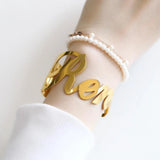 Exaggerated Punk Bangle Stainless Steel Bracelet Women's Jewelry