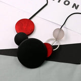 Fashion Short Necklace with Frosted Bead for Women