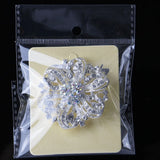 Personality Flower Brooch Jewelry For Women/men Metal Scarf Wedding Gift