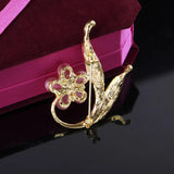 Personality Flower Brooch Jewelry For Women/men Jewelry Brooch Pins Metal Scarf
