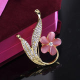 Personality Flower Brooch Jewelry For Women/men Jewelry Brooch Pins Metal Scarf