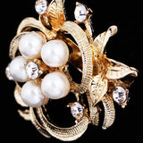 Personality Flower Brooch Jewelry For Women/men - Metal Scarf Wedding Gift