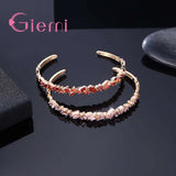 Personality CZ Opening Bracelet For Women - Special Present