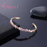 Personality CZ Opening Bracelet For Women - Special Present