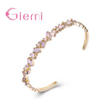 Personality CZ Opening Bracelet For Women - Special Present