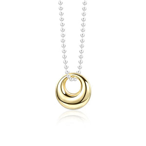 925 Sterling Silver Personality Plated Women Separation Jewelry Chain Necklace