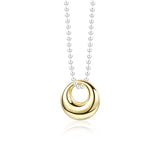 925 Sterling Silver Personality Plated Women Separation Jewelry Chain Necklace