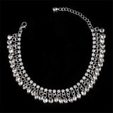 Silver Ethnic Tassel Bell Anklets for Women Girl Beach Foot Bracelet