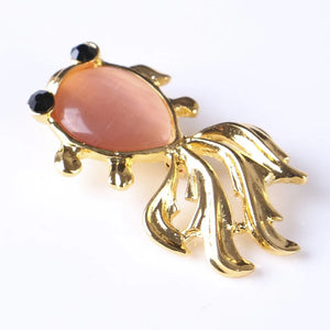 Personality Goldfish Brooch Jewelry For Women/men