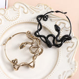 Snake Hoop Earrings Crazy Twining Snake Statement Earrings Party Jewe