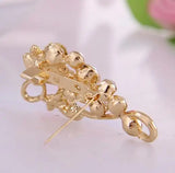 Personality Grape Brooch Jewelry Metal Scarf Wedding Gift