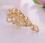 Personality Grape Brooch Jewelry Metal Scarf Wedding Gift